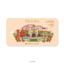 Load image into Gallery viewer, Melaka River Walk - Interactive Enamel Magnet
