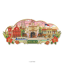 Load image into Gallery viewer, Melaka River Walk - Interactive Enamel Magnet

