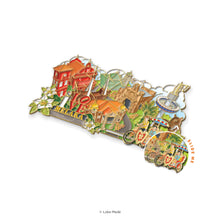 Load image into Gallery viewer, Melaka Heritage Icons - Interactive Enamel Magnet
