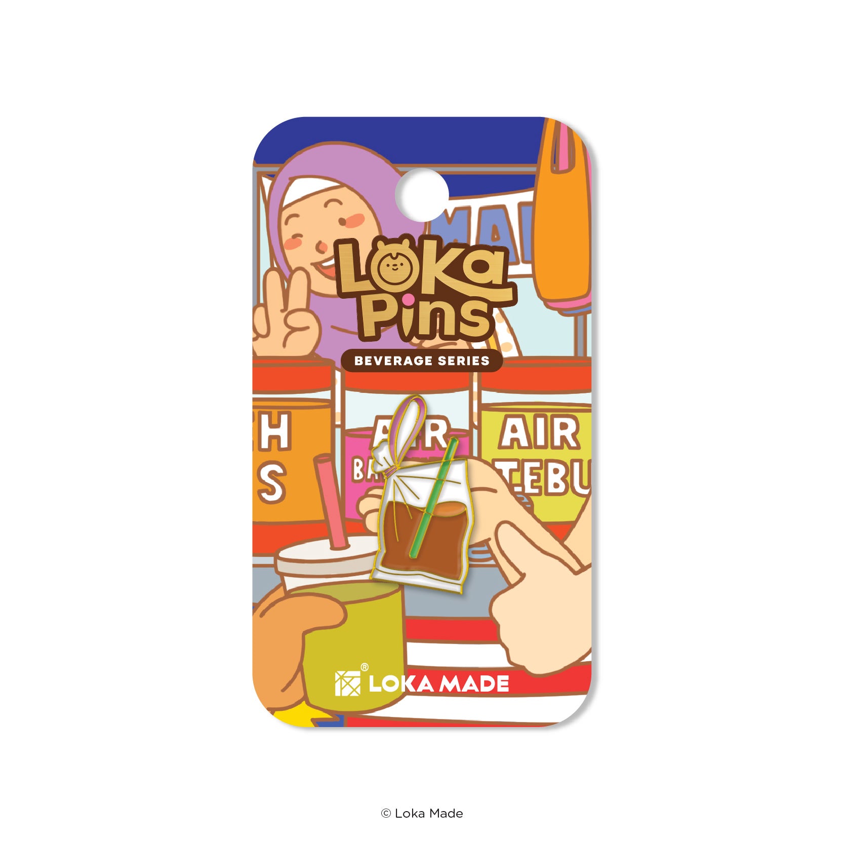 Loka Pin 'Ikat Tepi' - Enamel Pin