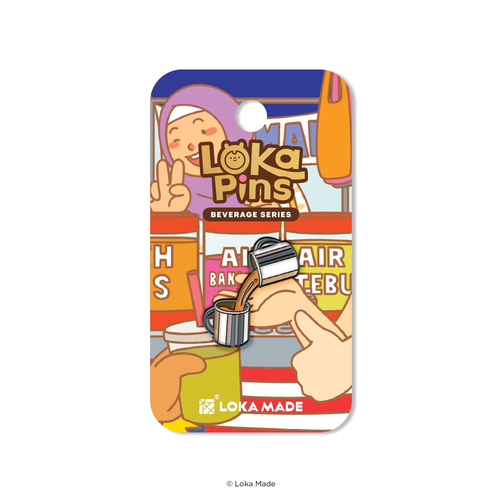 Loka Pin 'Teh Tarik' - Enamel Pin