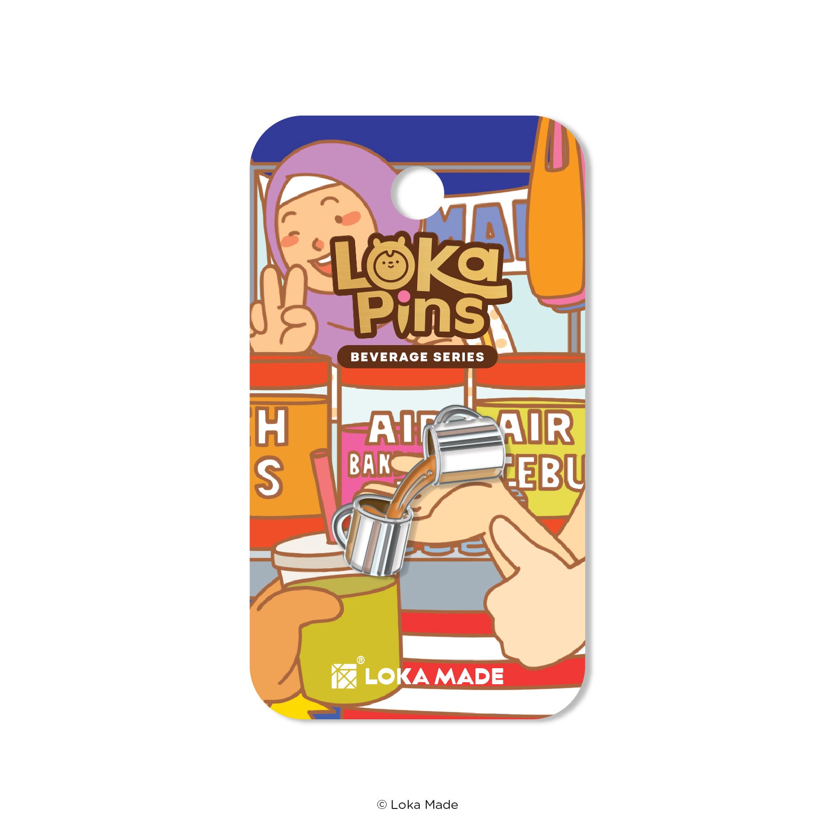 Loka Pin 'Teh Tarik' - Enamel Pin