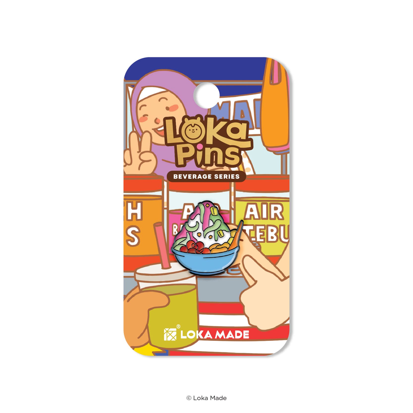 Loka Pin 'Air Batu Campur (ABC)' - Enamel Pin