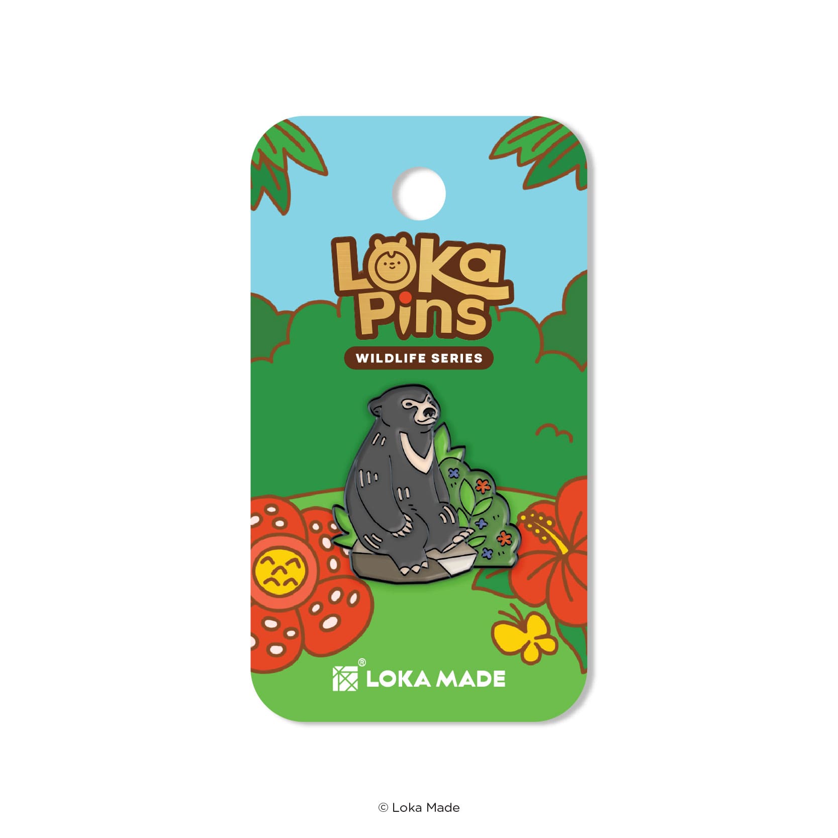 Loka Pin 'Sun Bear' - Enamel Pin