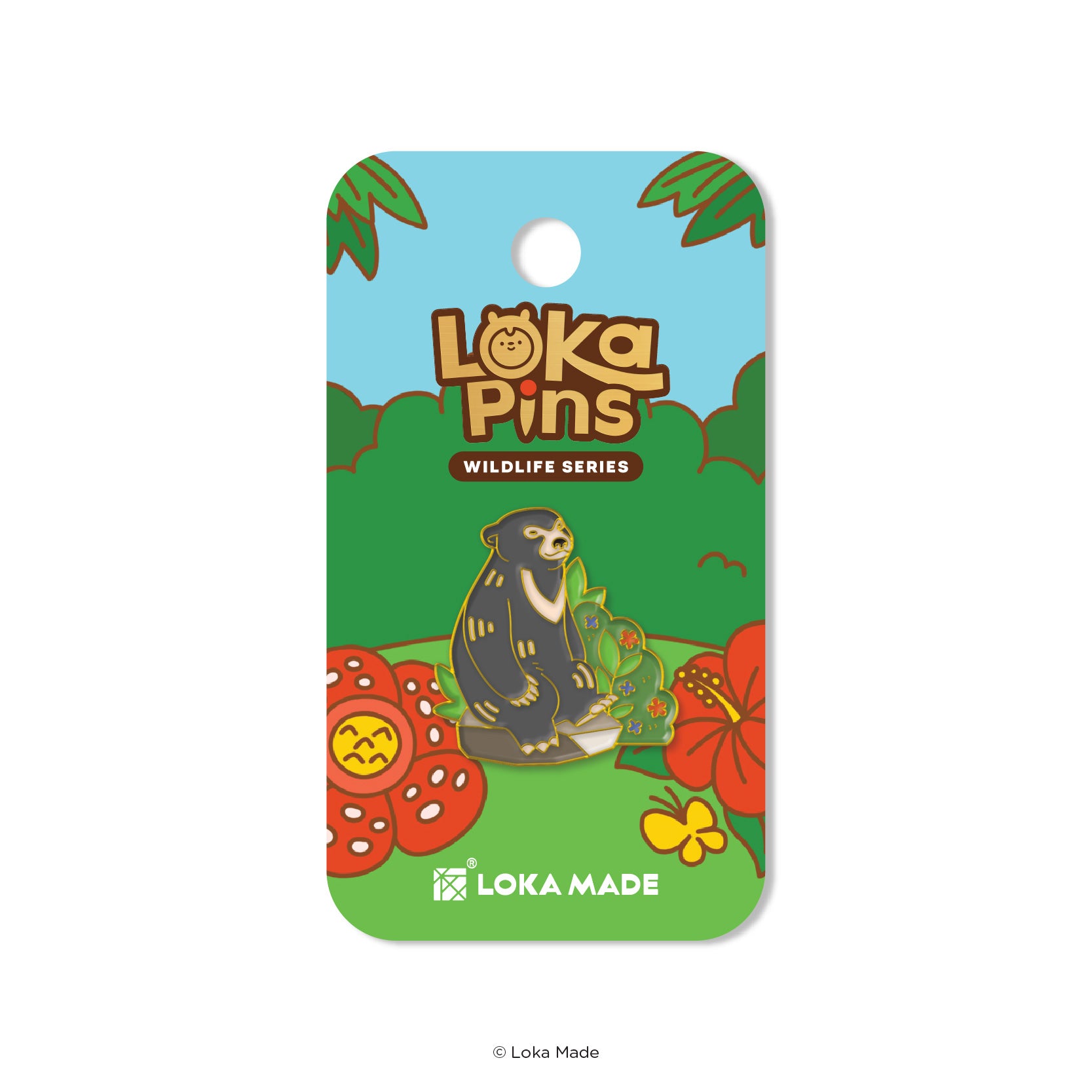 Loka Pin 'Sun Bear' - Enamel Pin