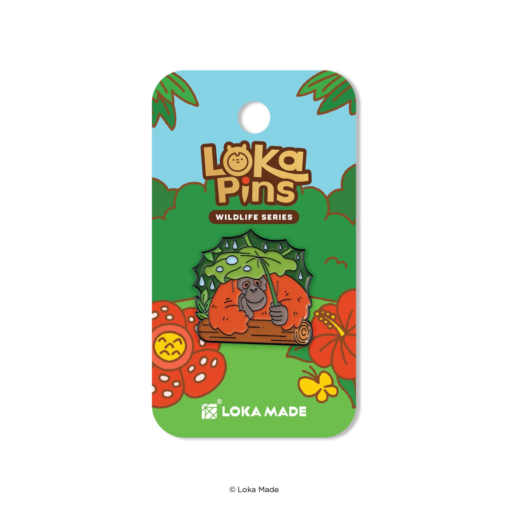 Loka Pin 'Orang Utan' - Enamel Pin