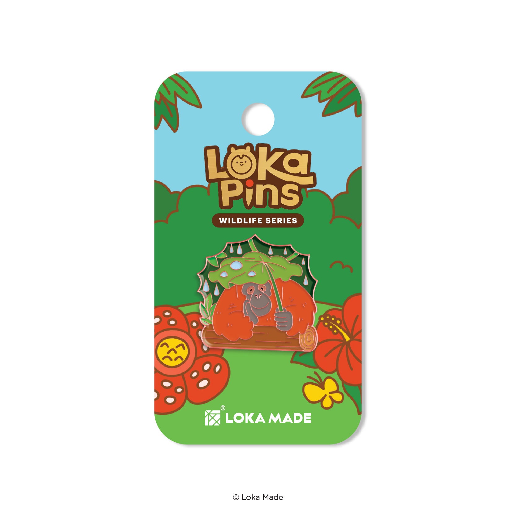 Loka Pin 'Orang Utan' - Enamel Pin