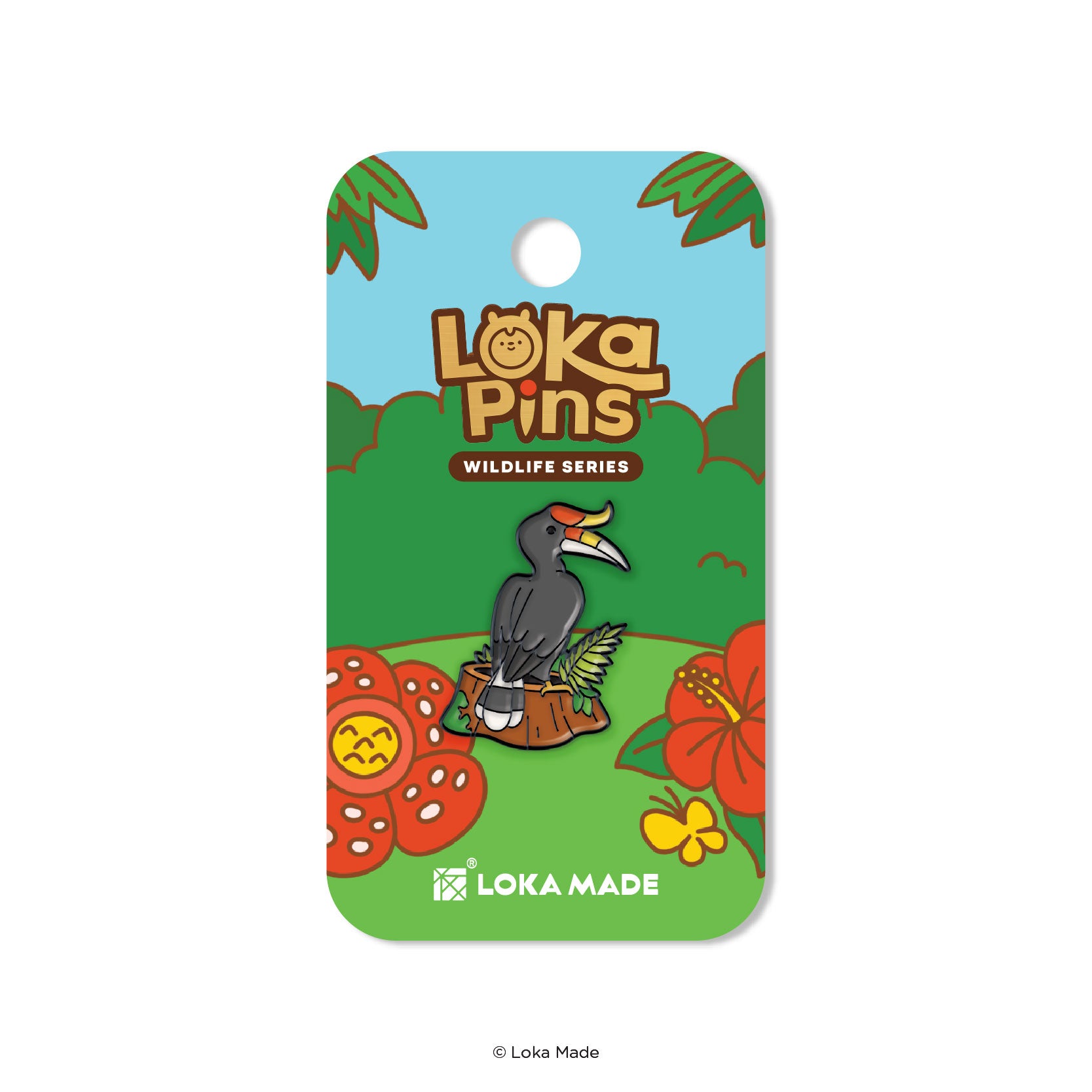 Loka Pin 'Hornbill' - Enamel Pin