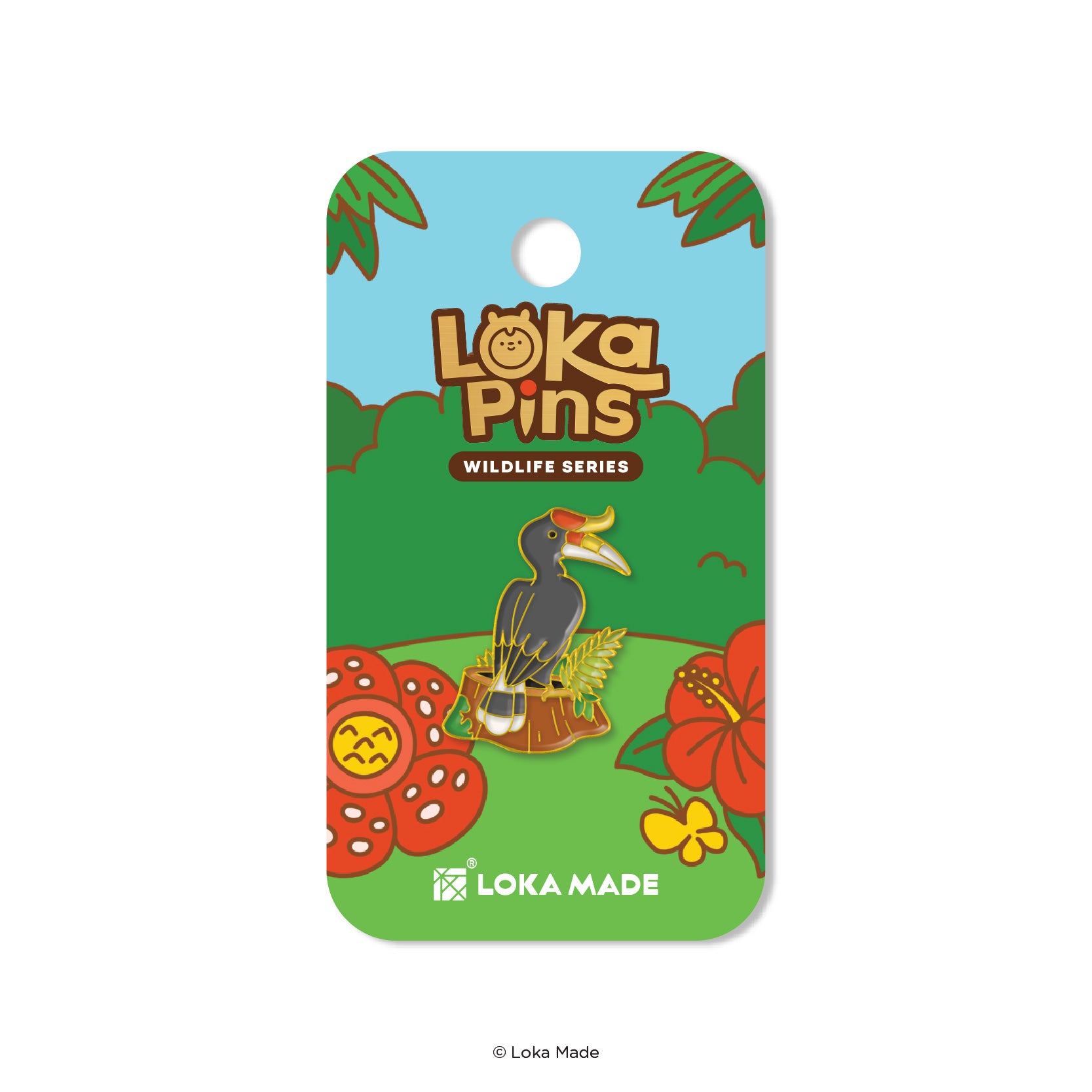Loka Pin 'Hornbill' - Enamel Pin