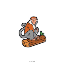 Load image into Gallery viewer, Loka Pin &#39;Proboscis monkey&#39; - Enamel Pin
