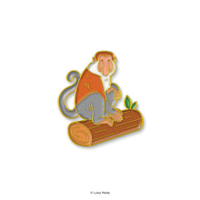Load image into Gallery viewer, Loka Pin 'Proboscis monkey' - Enamel Pin
