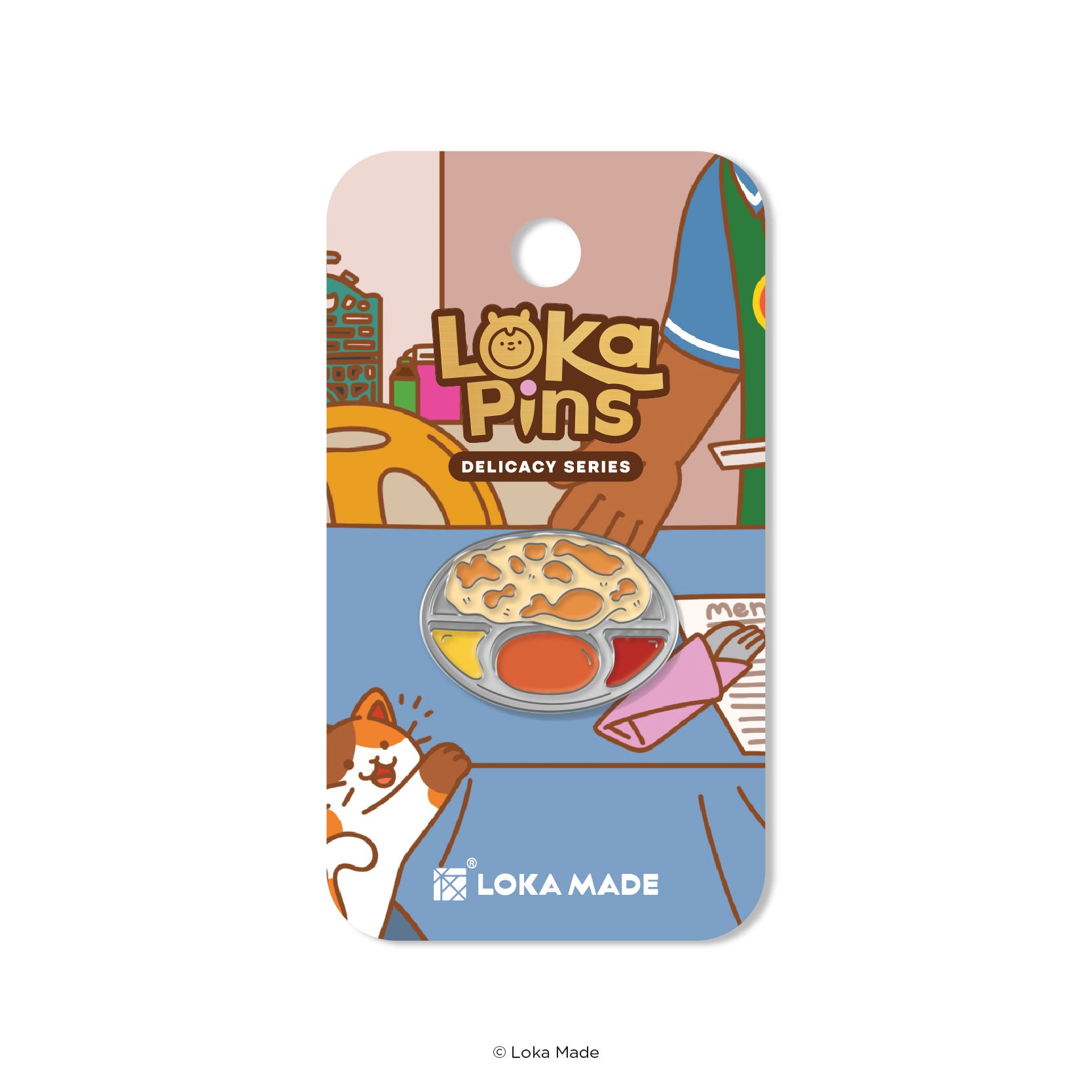Loka Pin 'Roti Canai' - Enamel Pin