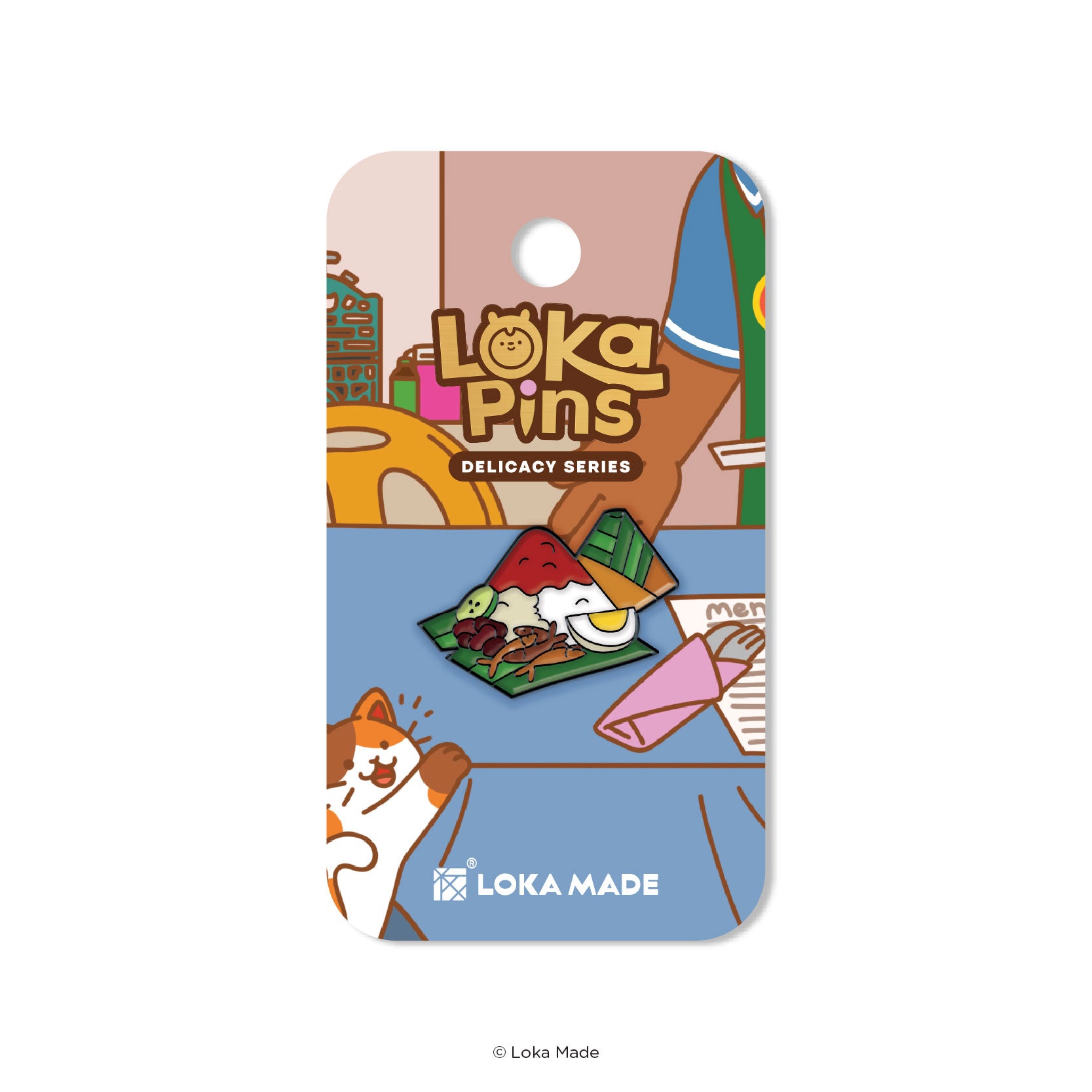 Loka Pin 'Nasi Lemak' - Enamel Pin