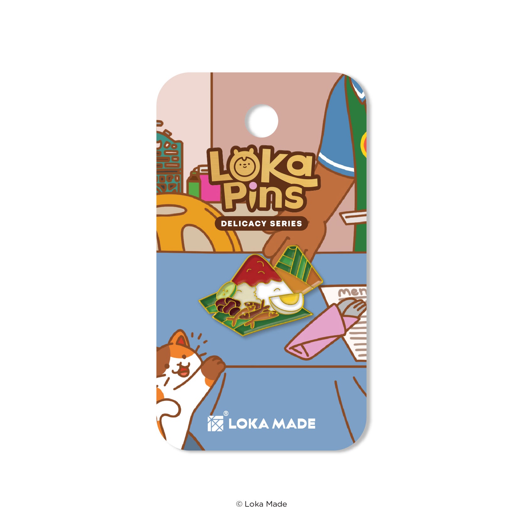 Loka Pin 'Nasi Lemak' - Enamel Pin