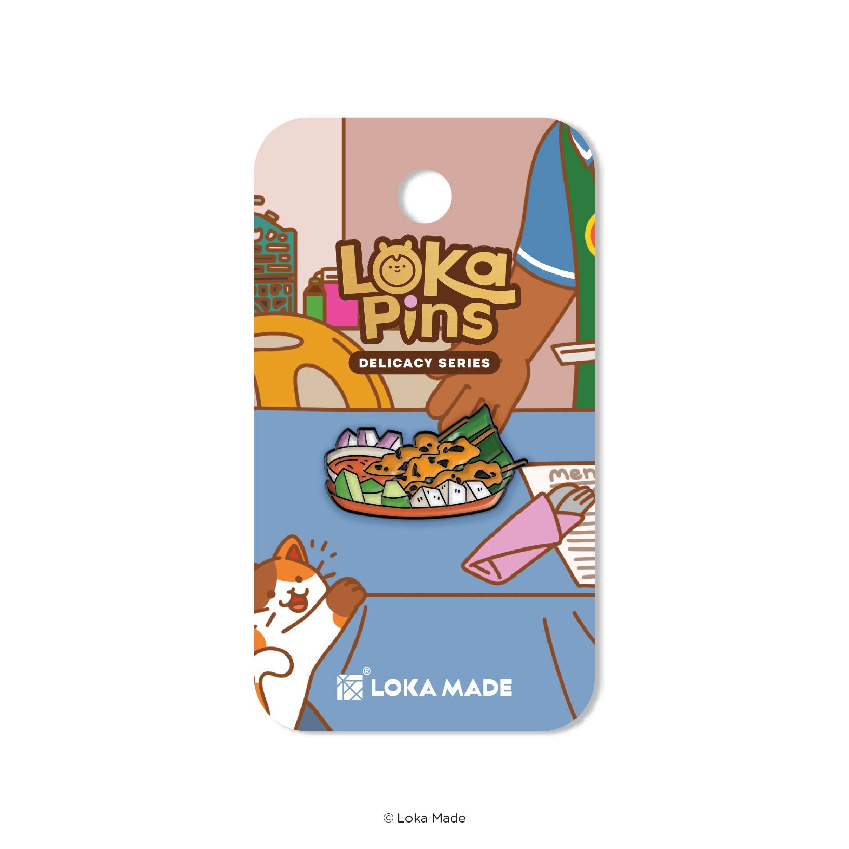 Loka Pin 'Satay' - Enamel Pin