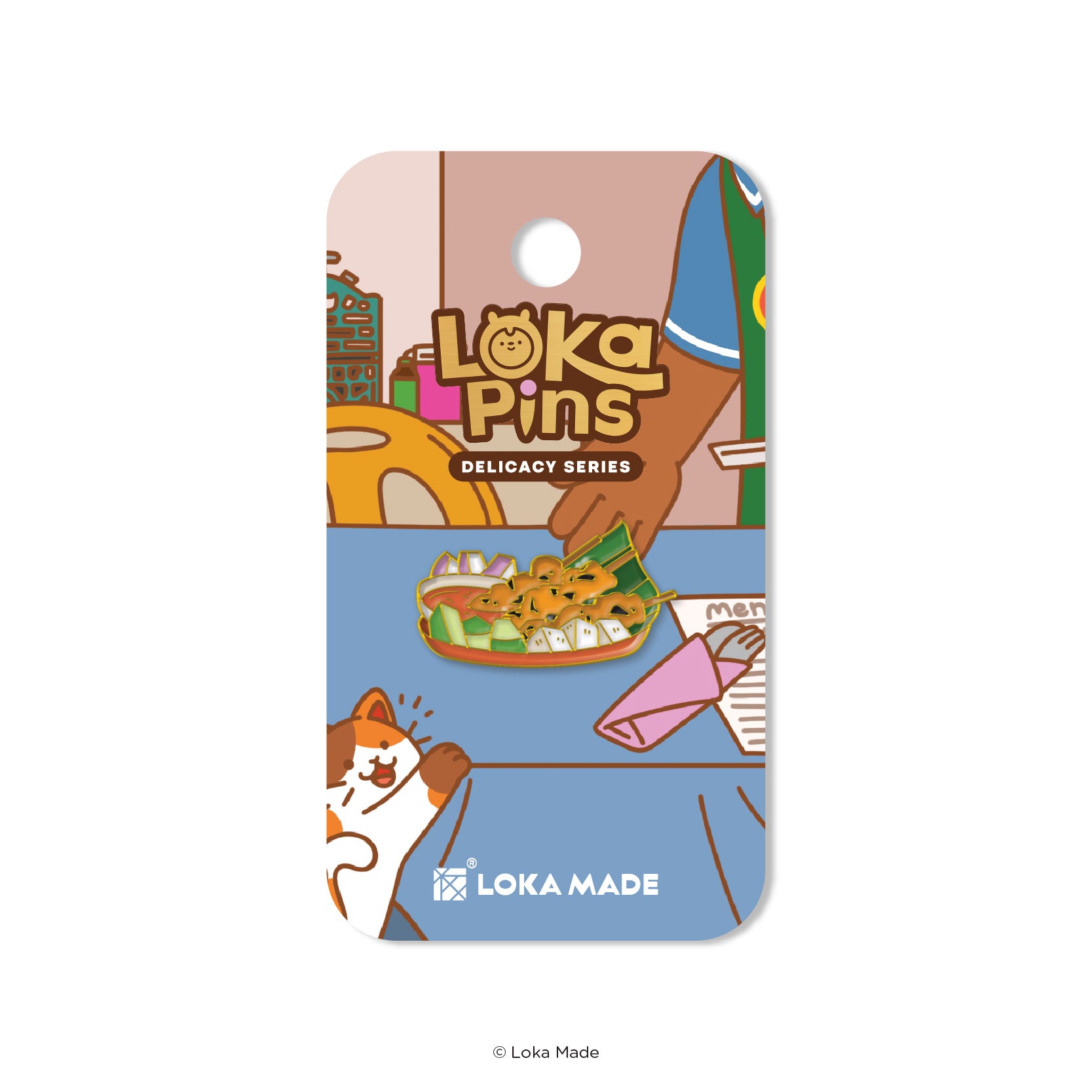 Loka Pin 'Satay' - Enamel Pin