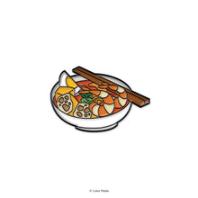 Load image into Gallery viewer, Loka Pin &#39;Prawn Noodle&#39; - Enamel Pin
