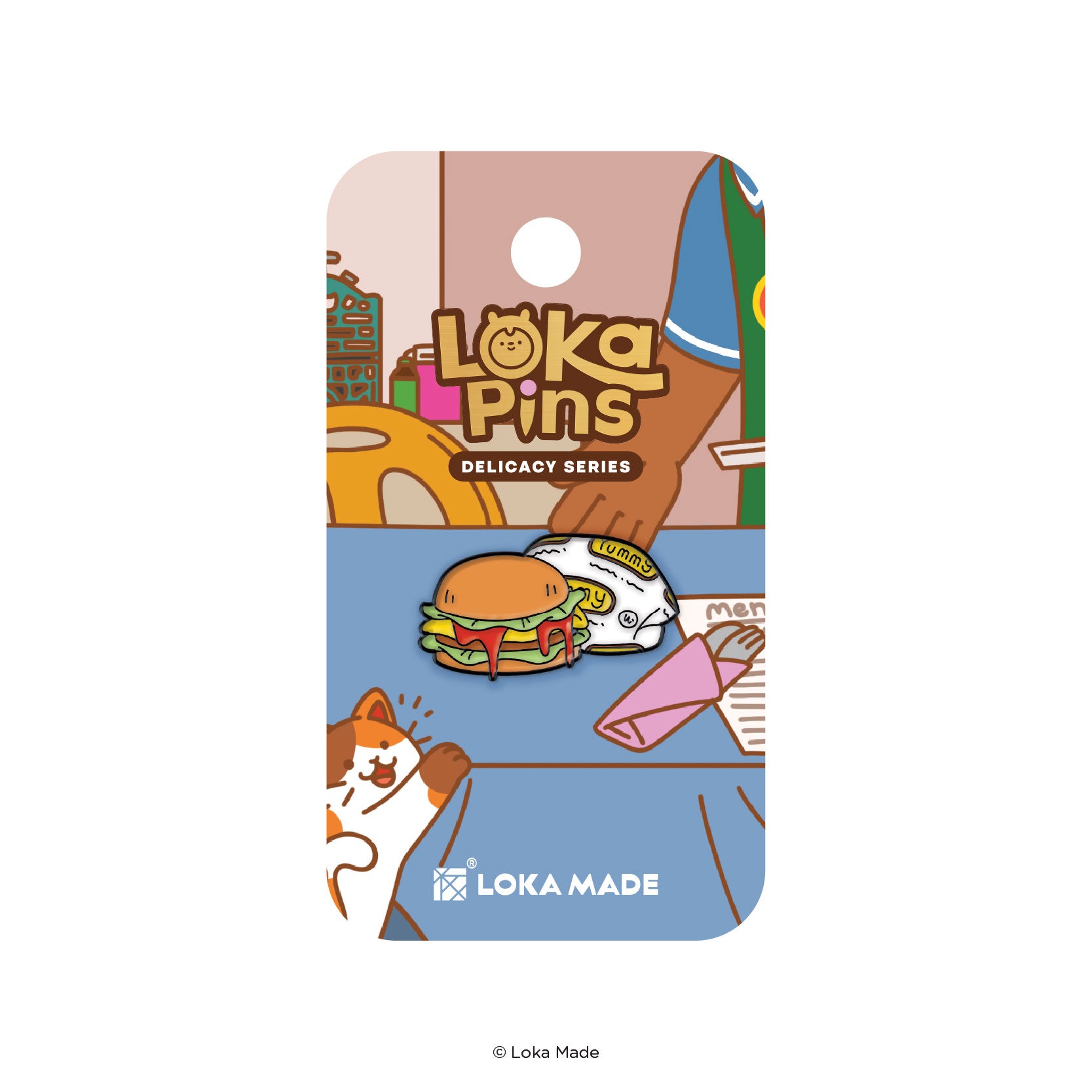 Loka Pin 'Ramli Burger' - Enamel Pin