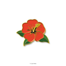Load image into Gallery viewer, Loka Pin 'Hibiscus' - Enamel Pin
