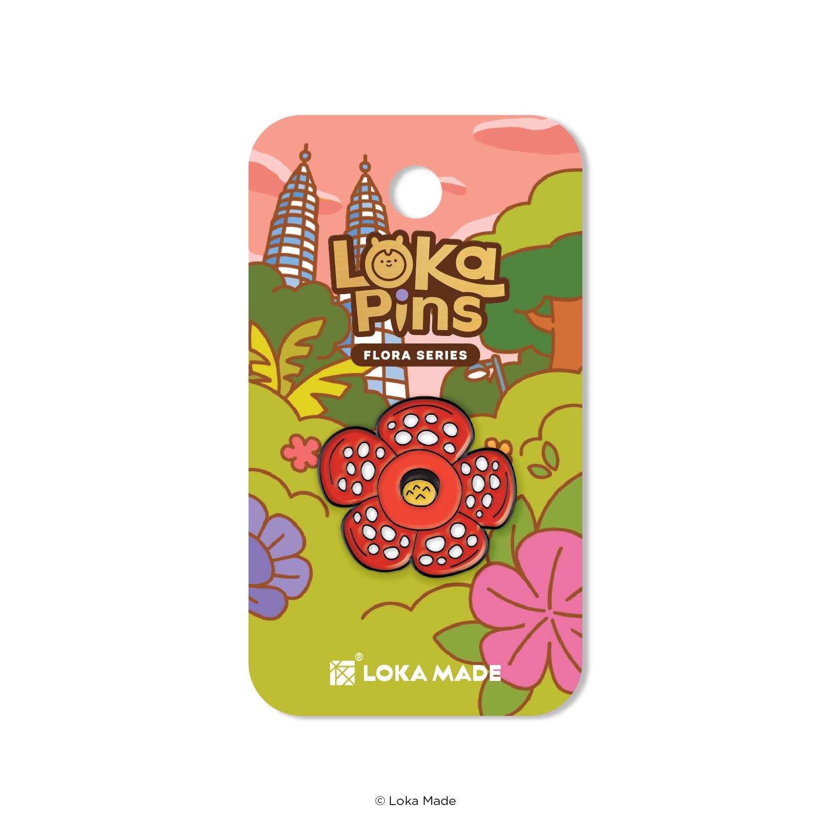 Loka Pin 'Rafflesia' - Enamel Pin