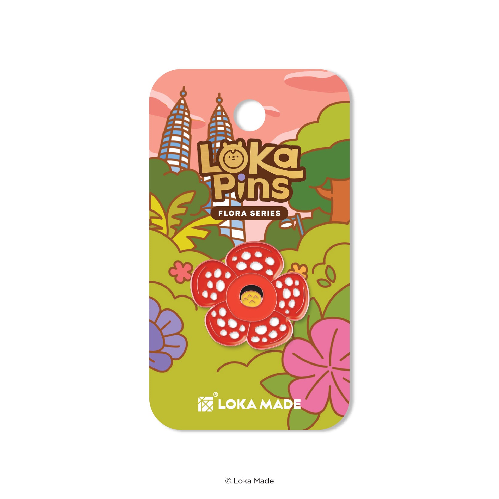 Loka Pin 'Rafflesia' - Enamel Pin