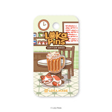 Load image into Gallery viewer, Loka Pin 'Teh Tarik' - Enamel Pin
