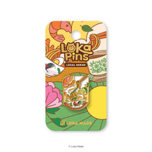 Load image into Gallery viewer, Loka Pin 'Prawn Noodle' - Enamel Pin
