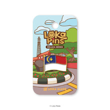Load image into Gallery viewer, Loka Pin 'Melaka Flag' - Enamel Pin
