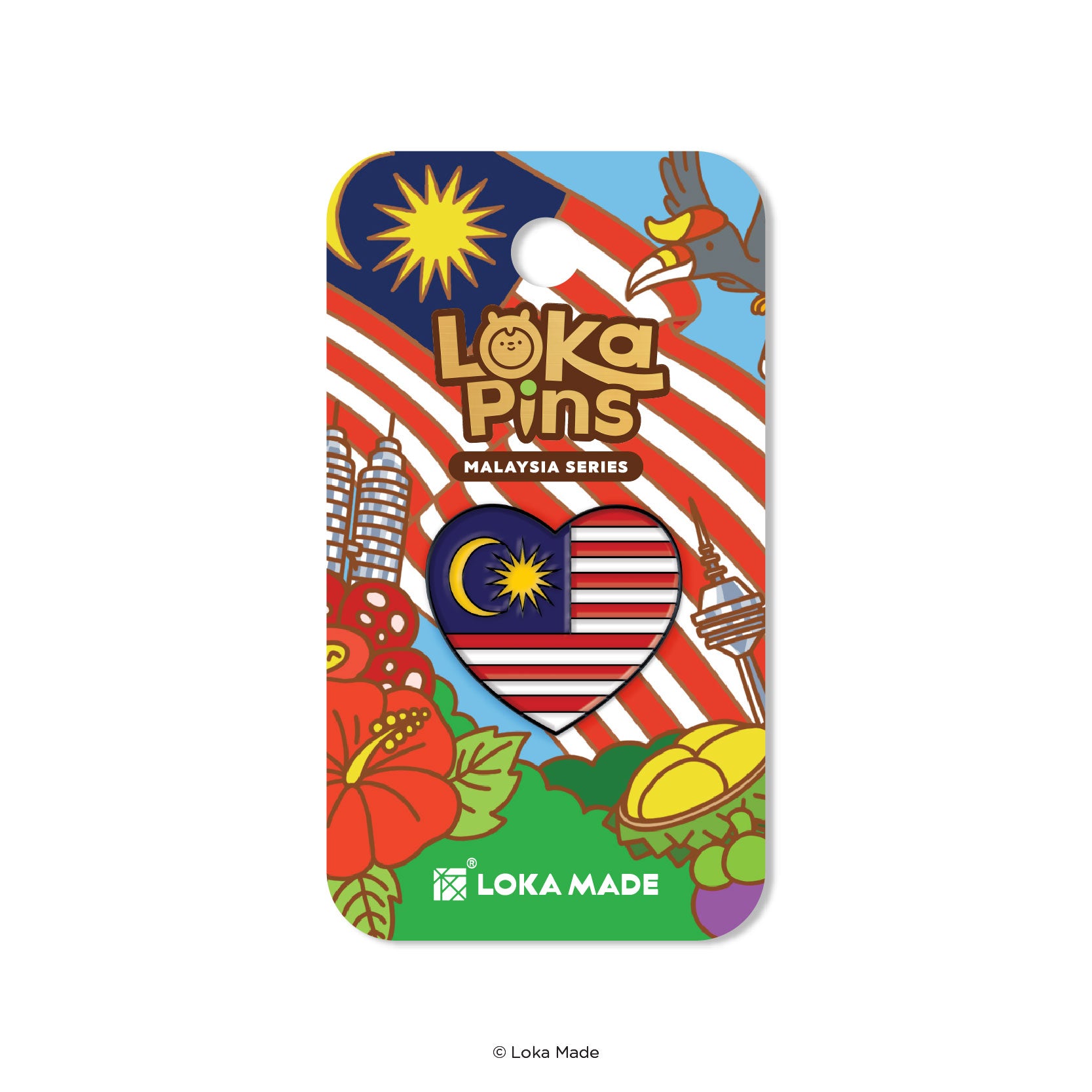 Loka Pin 'Malaysia Flag' - Enamel Pin | Loka Made