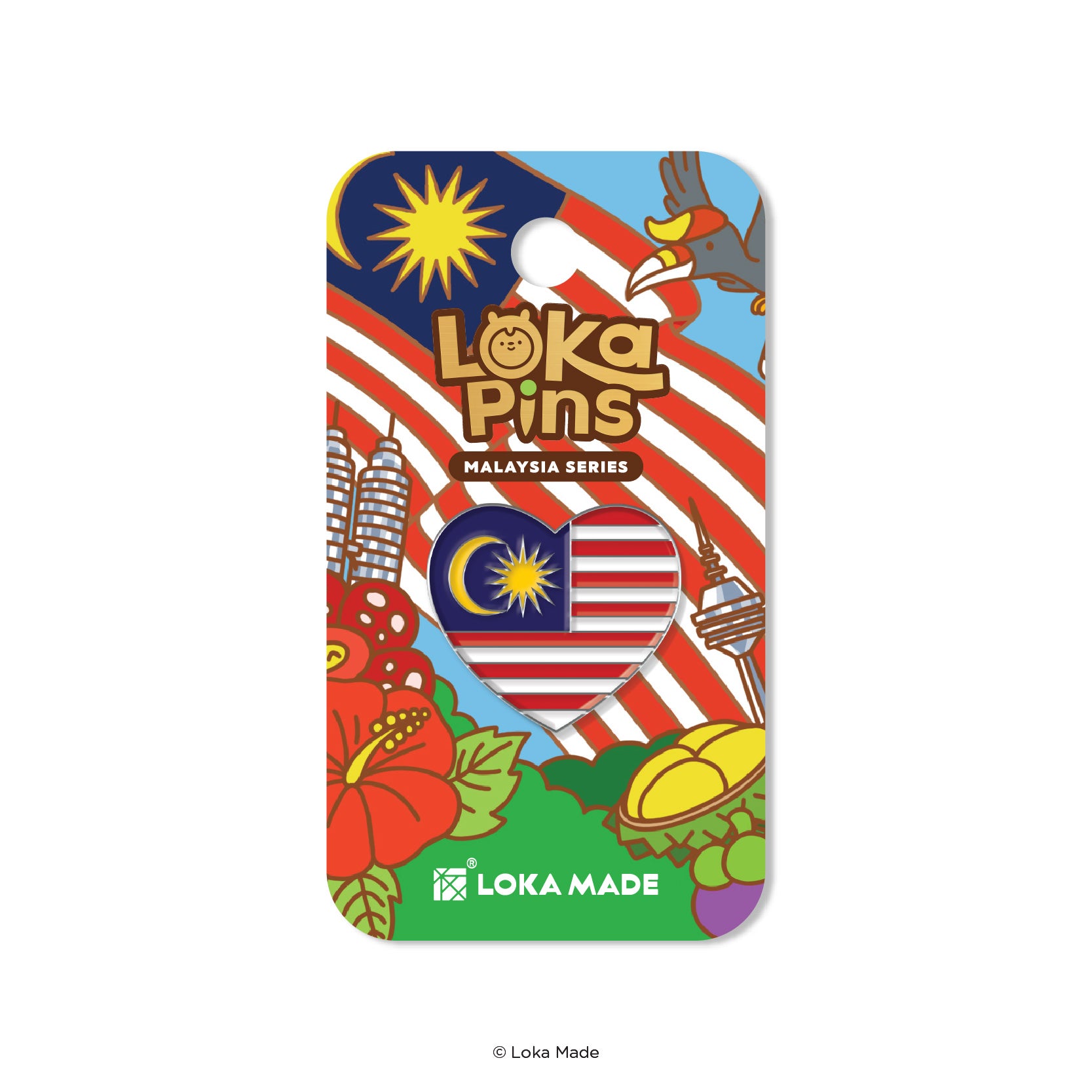 Loka Pin 'Malaysia Flag' - Enamel Pin