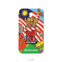 Load image into Gallery viewer, Loka Pin 'I Love KL' - Enamel Pin
