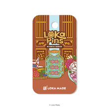 Load image into Gallery viewer, Loka Pin &#39;Tiffin&#39; - Enamel Pin
