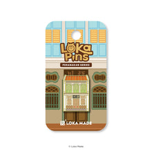 Load image into Gallery viewer, Loka Pin 'Heritage House Green' - Enamel Pin

