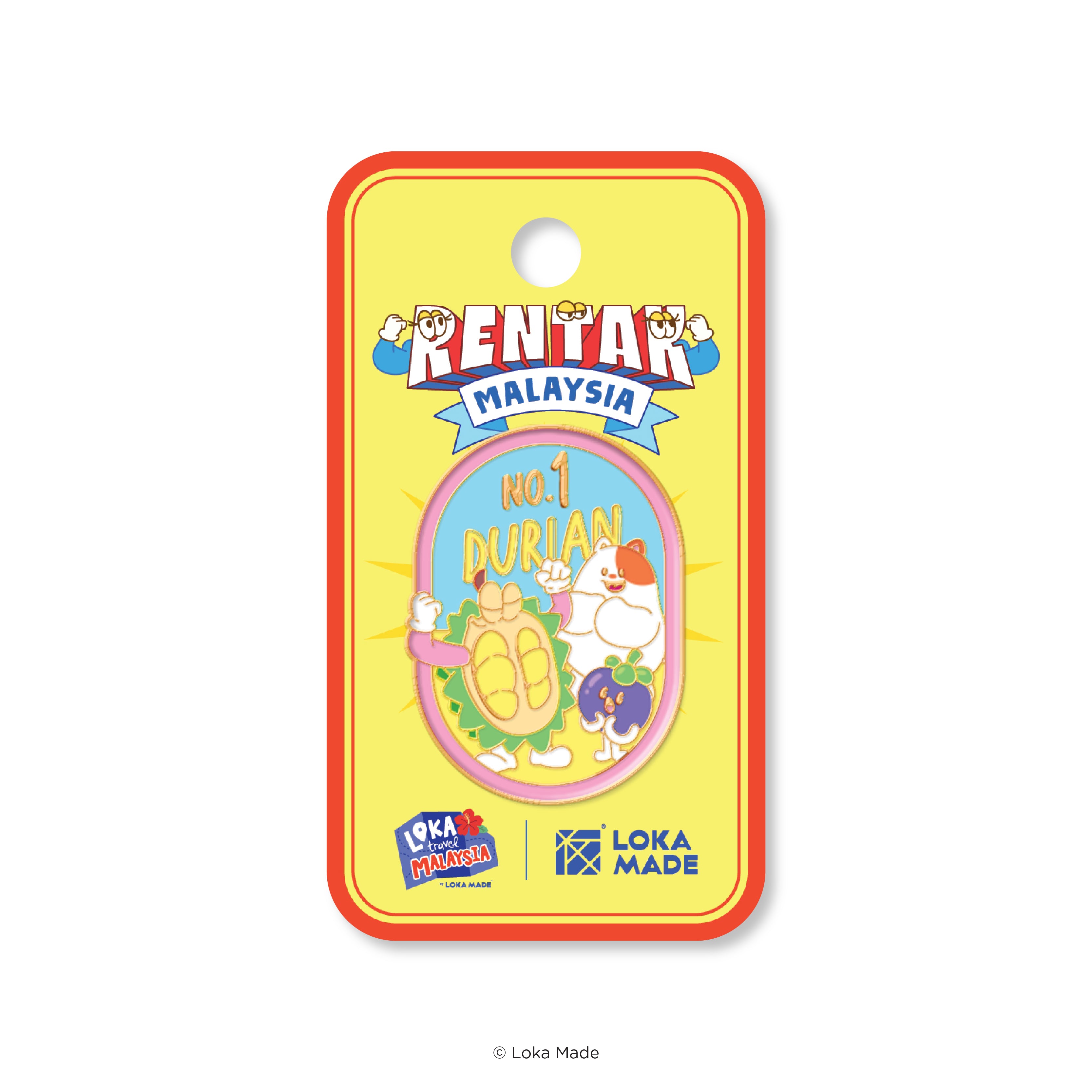 Rentak Malaysia: Durian - Enamel Pin