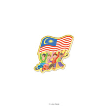 Load image into Gallery viewer, Rentak Malaysia: Jalur Gemilang - Enamel Pin
