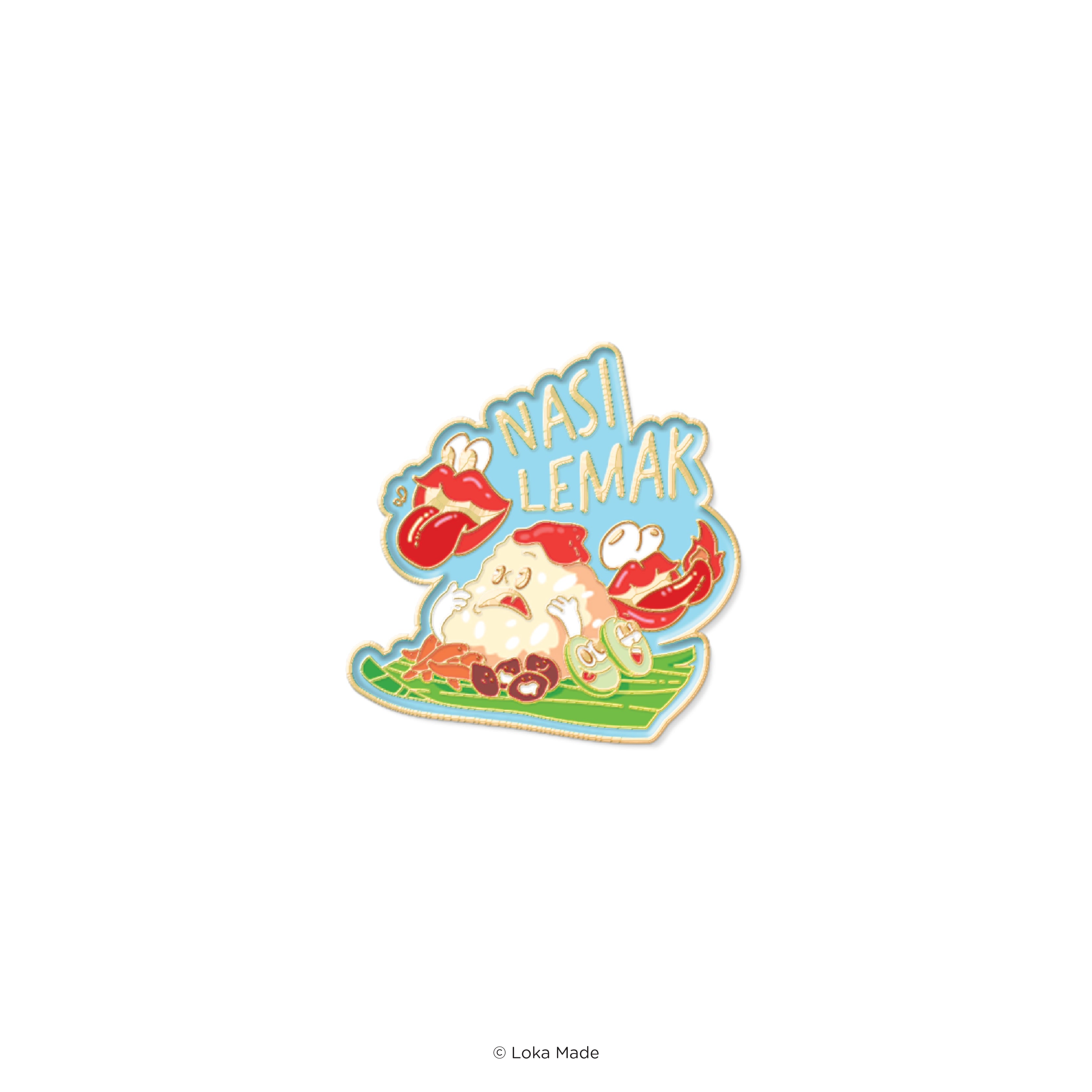 Rentak Malaysia: Nasi Lemak - Enamel Pin