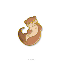 Load image into Gallery viewer, Loka Pin 'Otter' - Enamel Pin
