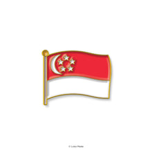 Load image into Gallery viewer, Loka Pin 'Singapore Flag' - Enamel Pin
