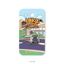 Load image into Gallery viewer, Loka Pin 'Singapore MRT' - Enamel Pin
