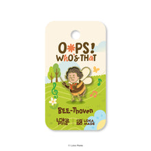 Load image into Gallery viewer, Loka Pin: Oops Who's That 'Beethoven' - Enamel Pin
