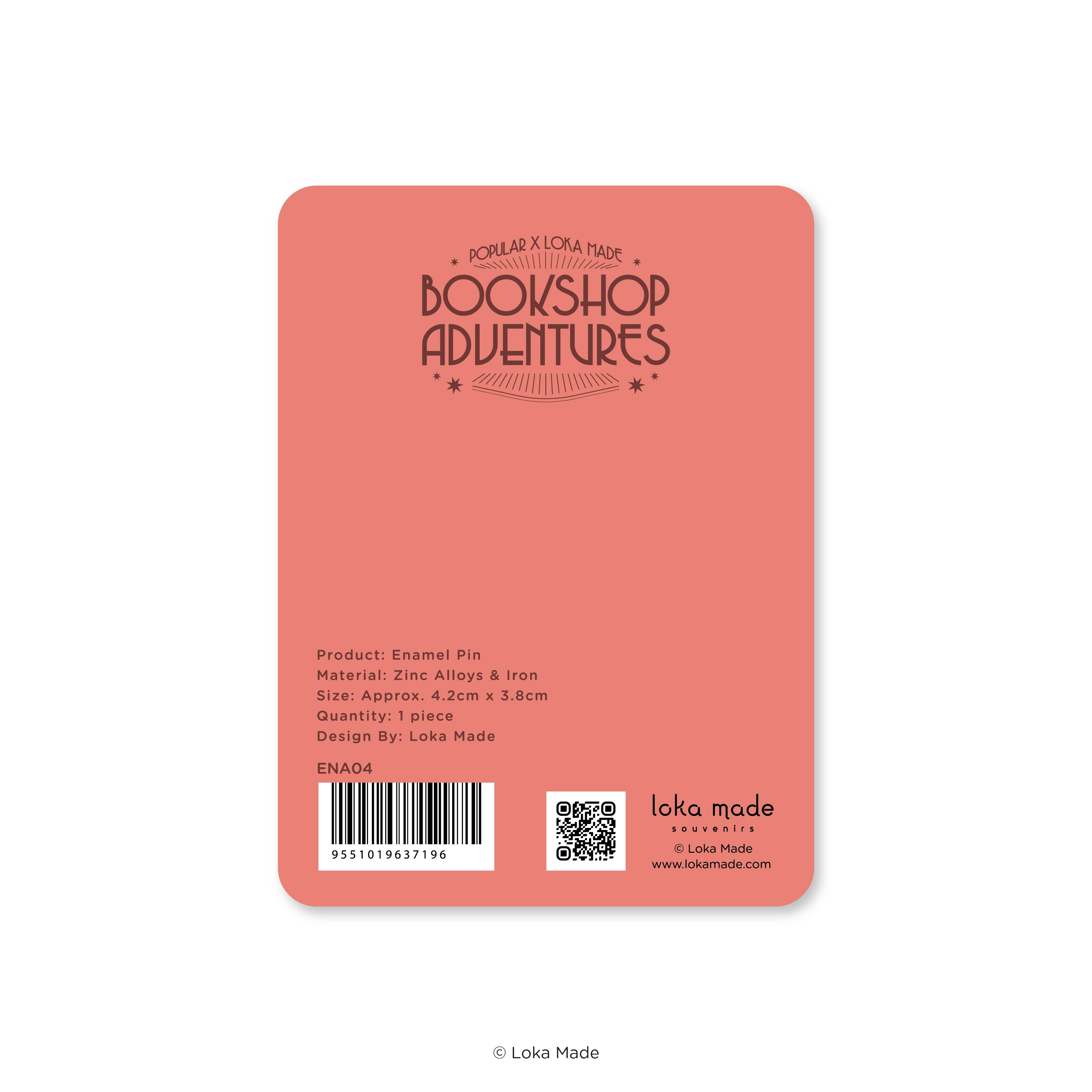 Bookshop Adventures 'Cosmic Curiosity' - Enamel Pin