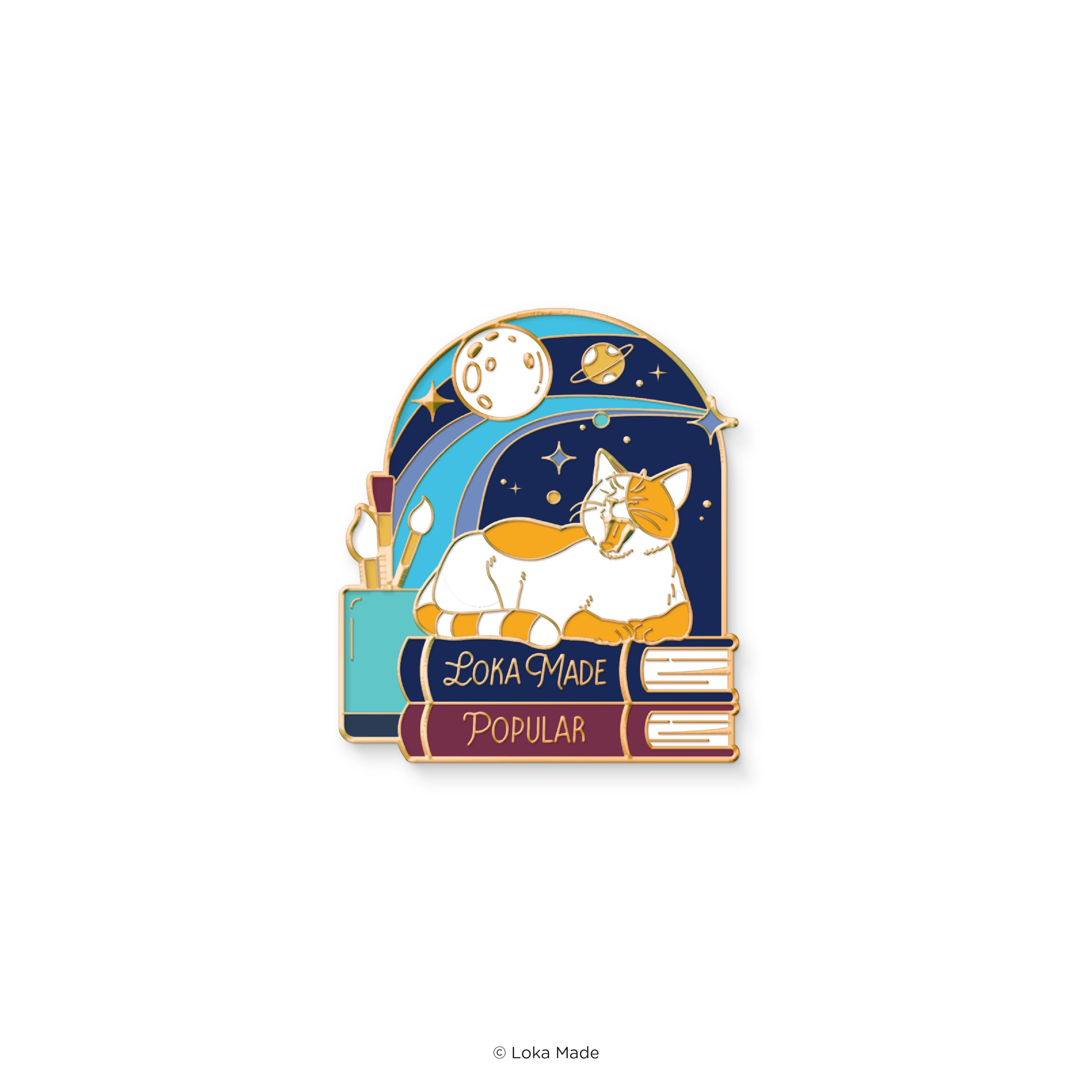 Bookshop Adventures 'Chasing Stardust' - Enamel Pin