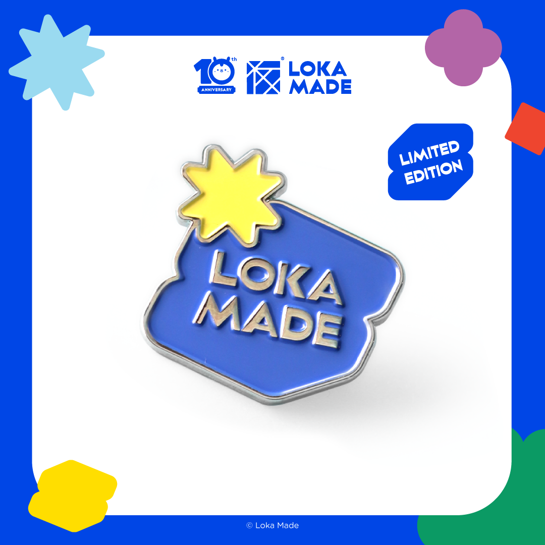 Loka Made 10th Anniversary - Enamel Pin (LM)