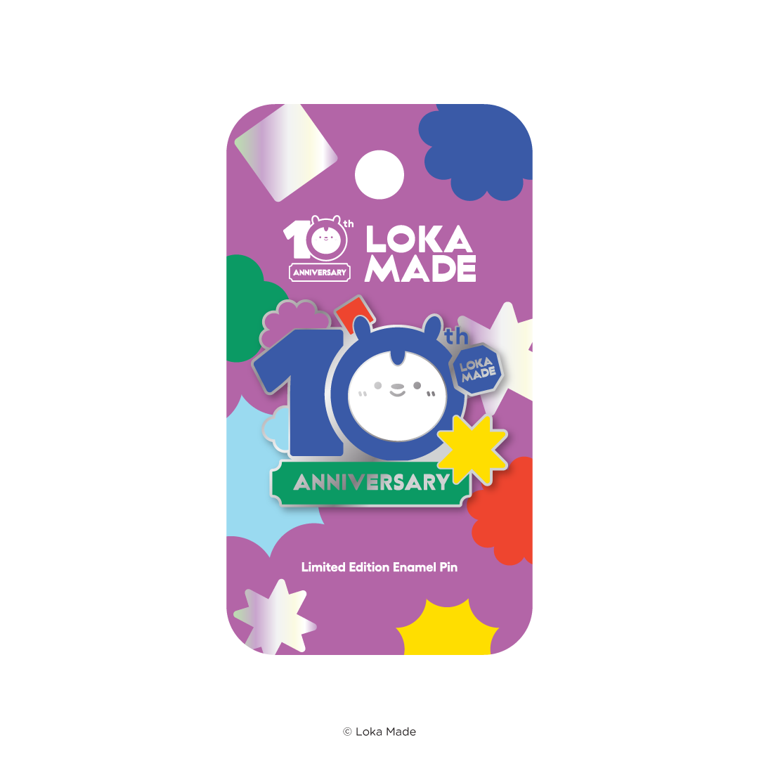 Loka Made 10th Anniversary - Enamel Pin