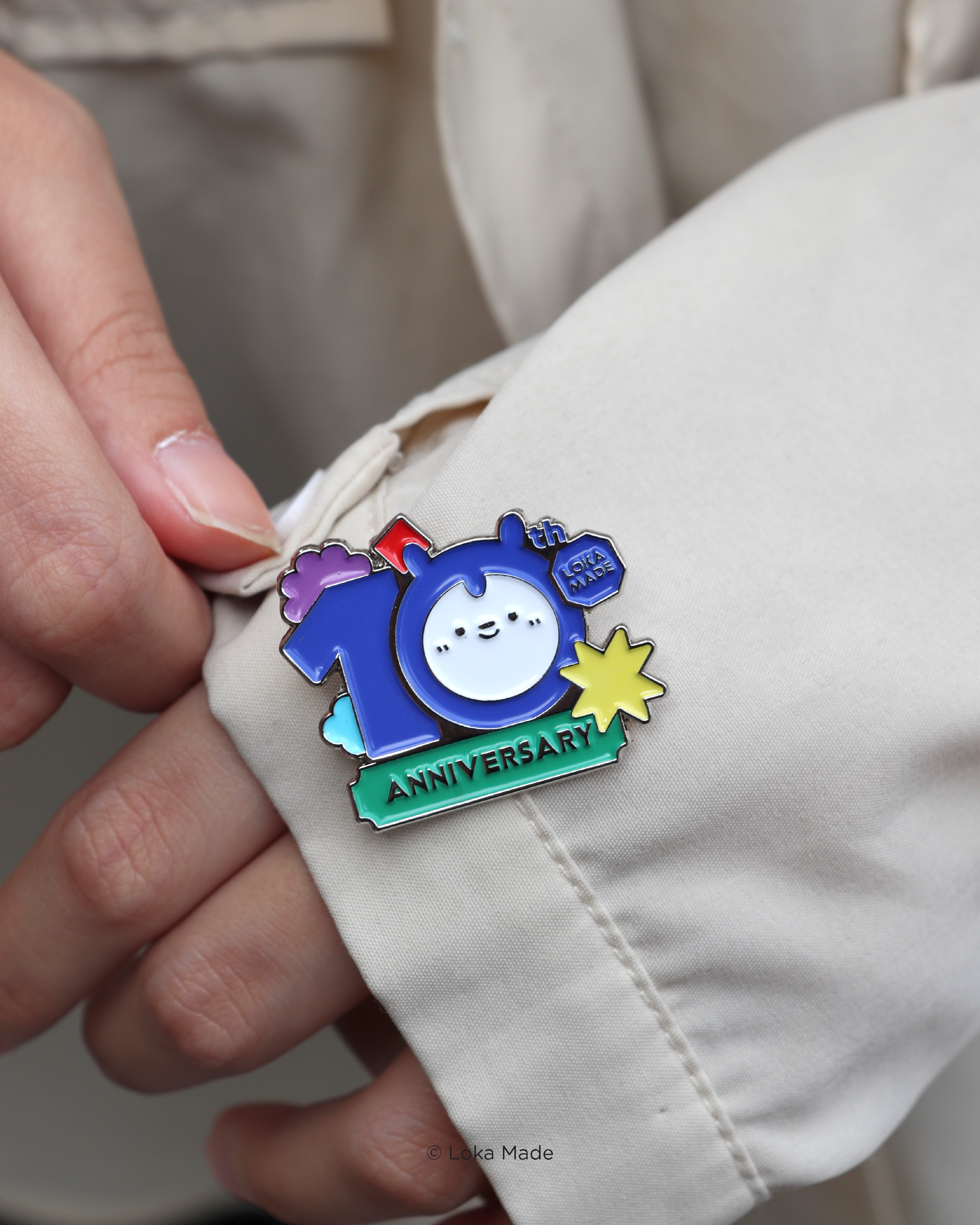 Loka Made 10th Anniversary - Enamel Pin