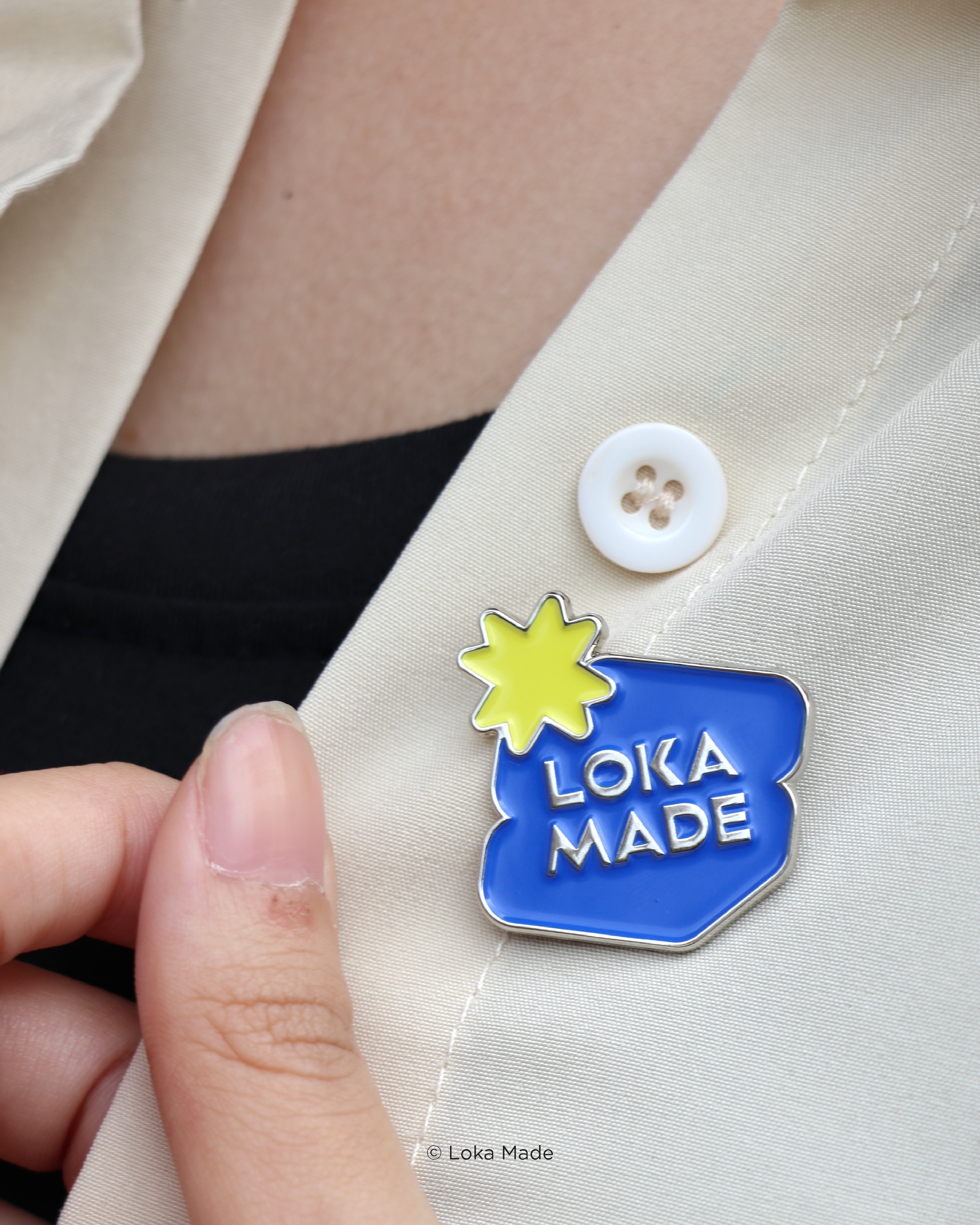 Loka Made 10th Anniversary - Enamel Pin (LM)