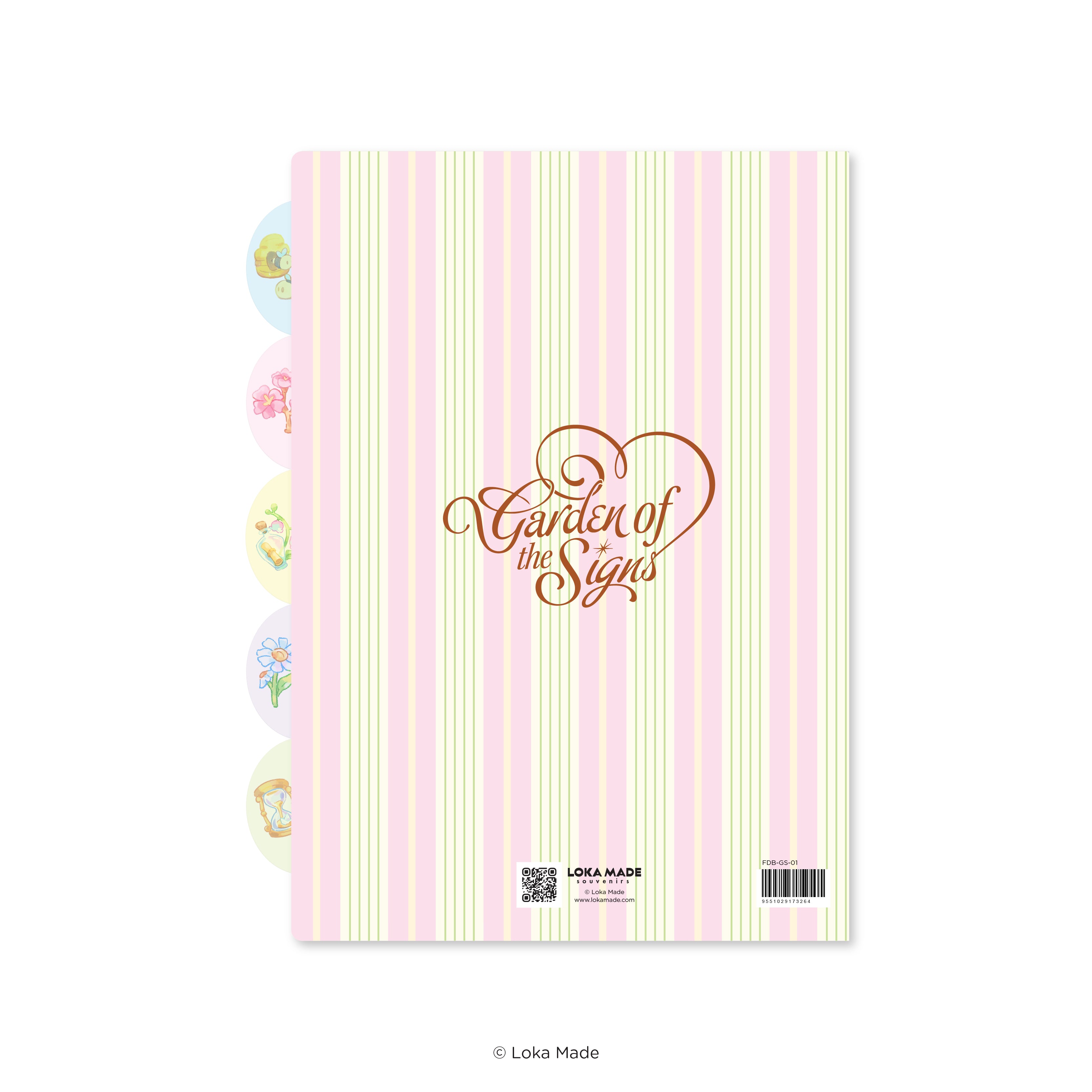 Garden Of The Signs - A4 L-shape Folder (5 Pockets)