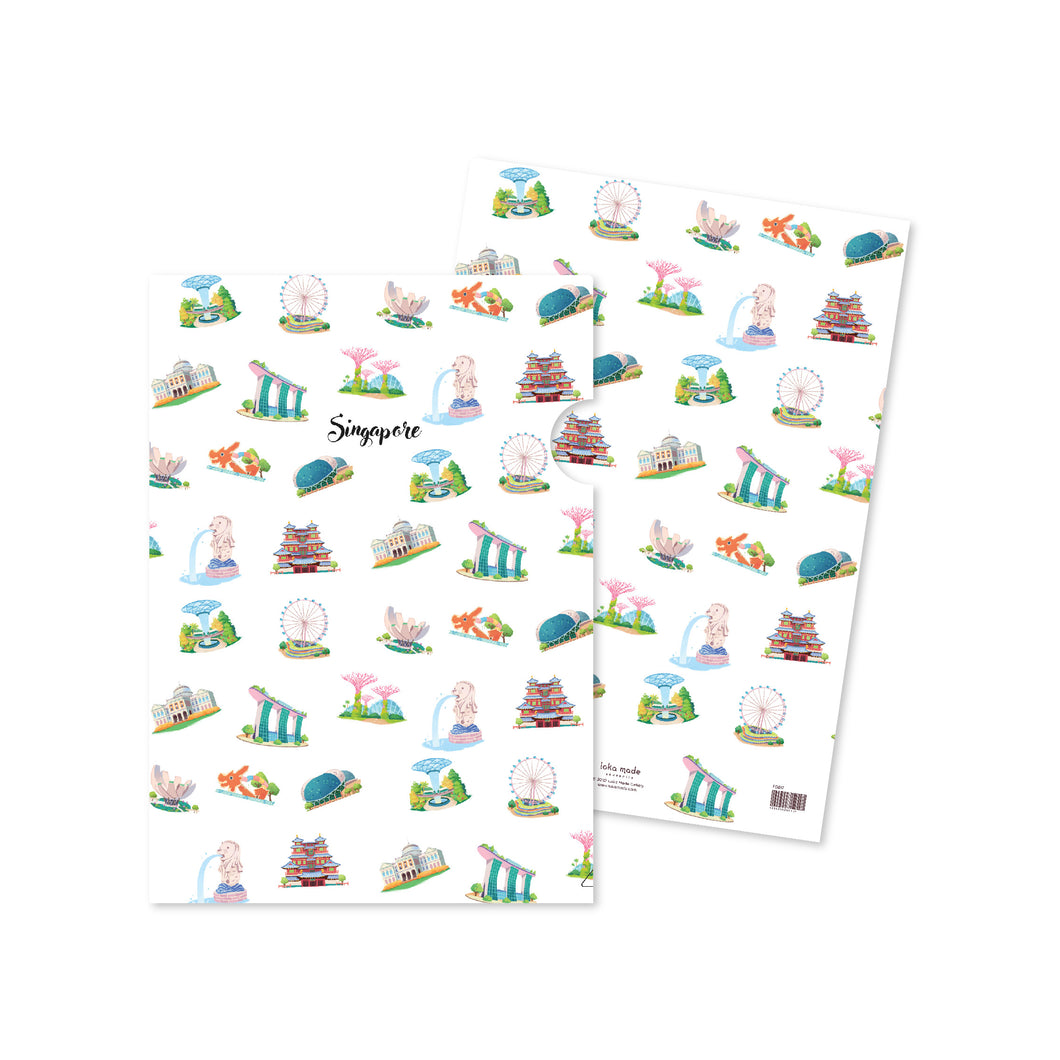 The Uniqueness of Singapore - A4 L-shape Folder