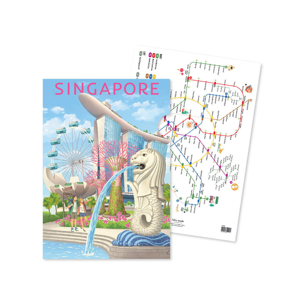 Savouring Singapore - A4 L-shape Folder