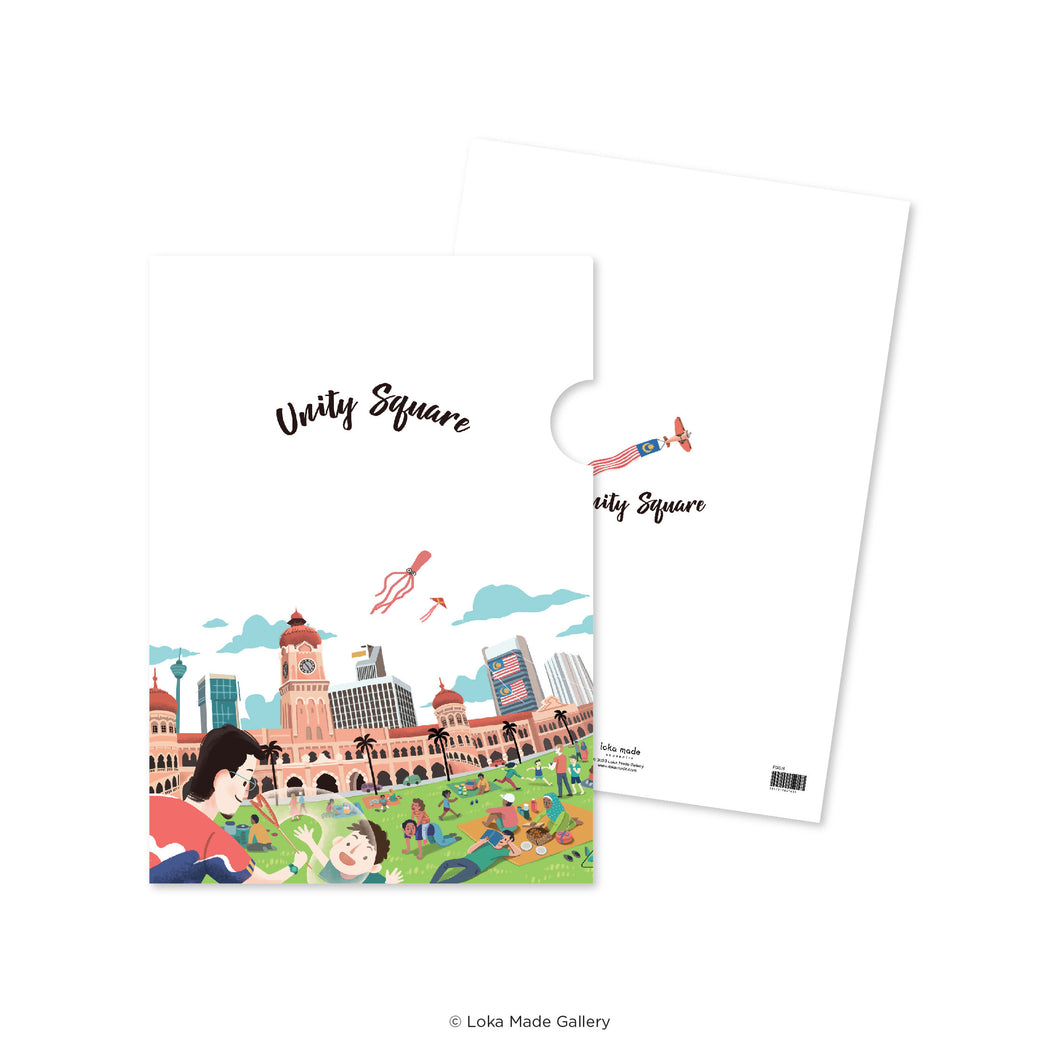 Unity Square - A4 L-shape Folder